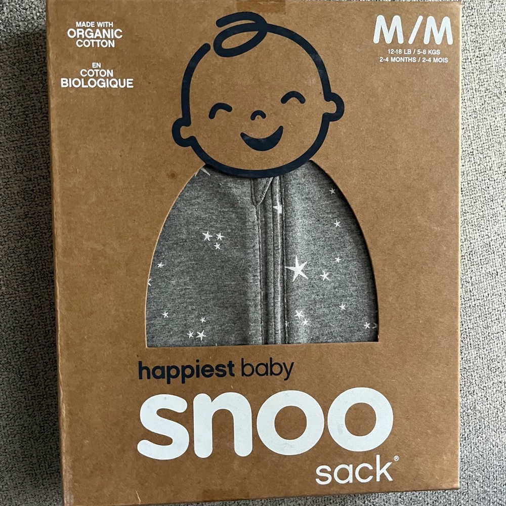 COPY - SNOO SLEEPSACK MEDIUM, Gray Constellation